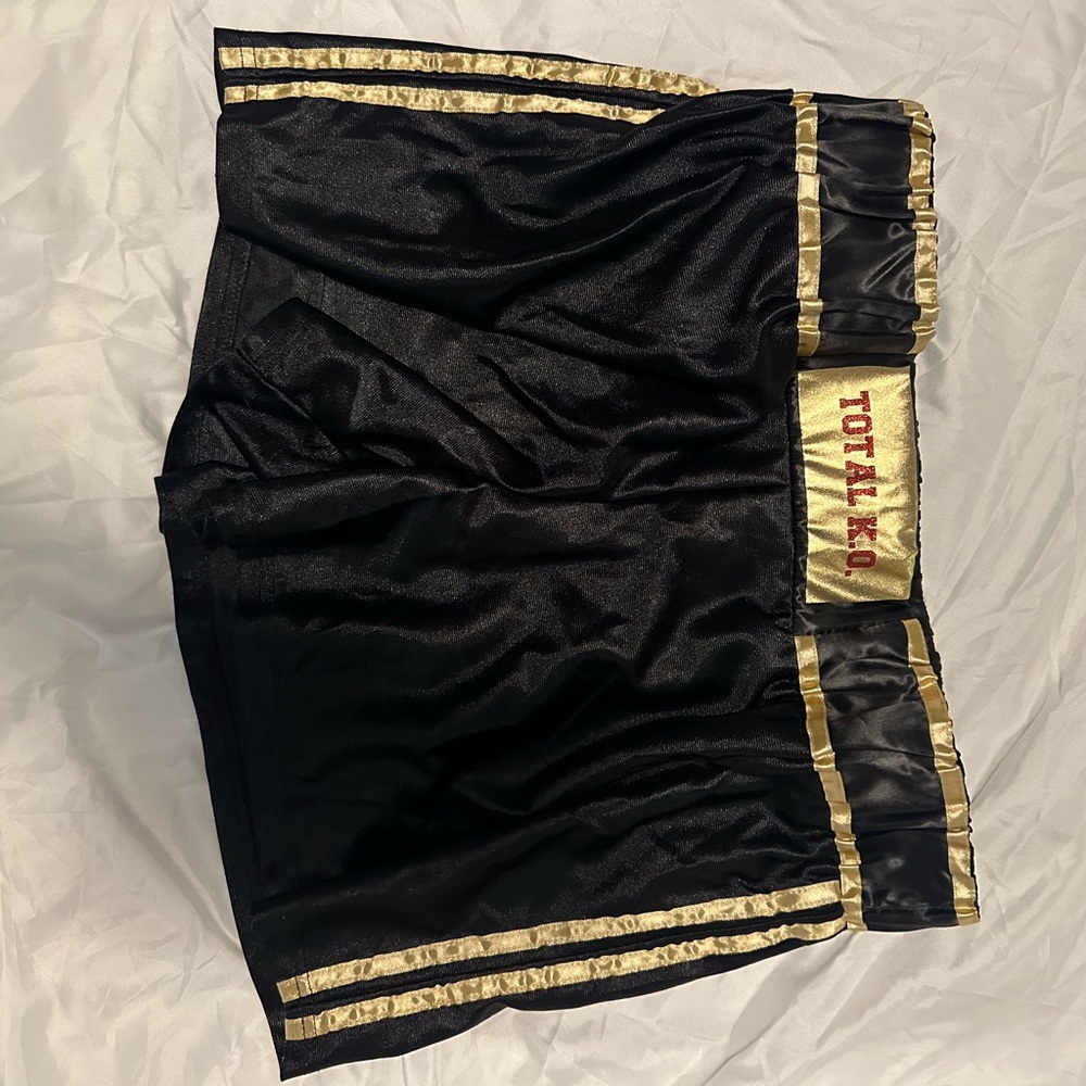 Spirit Black and Gold Athletic Shorts